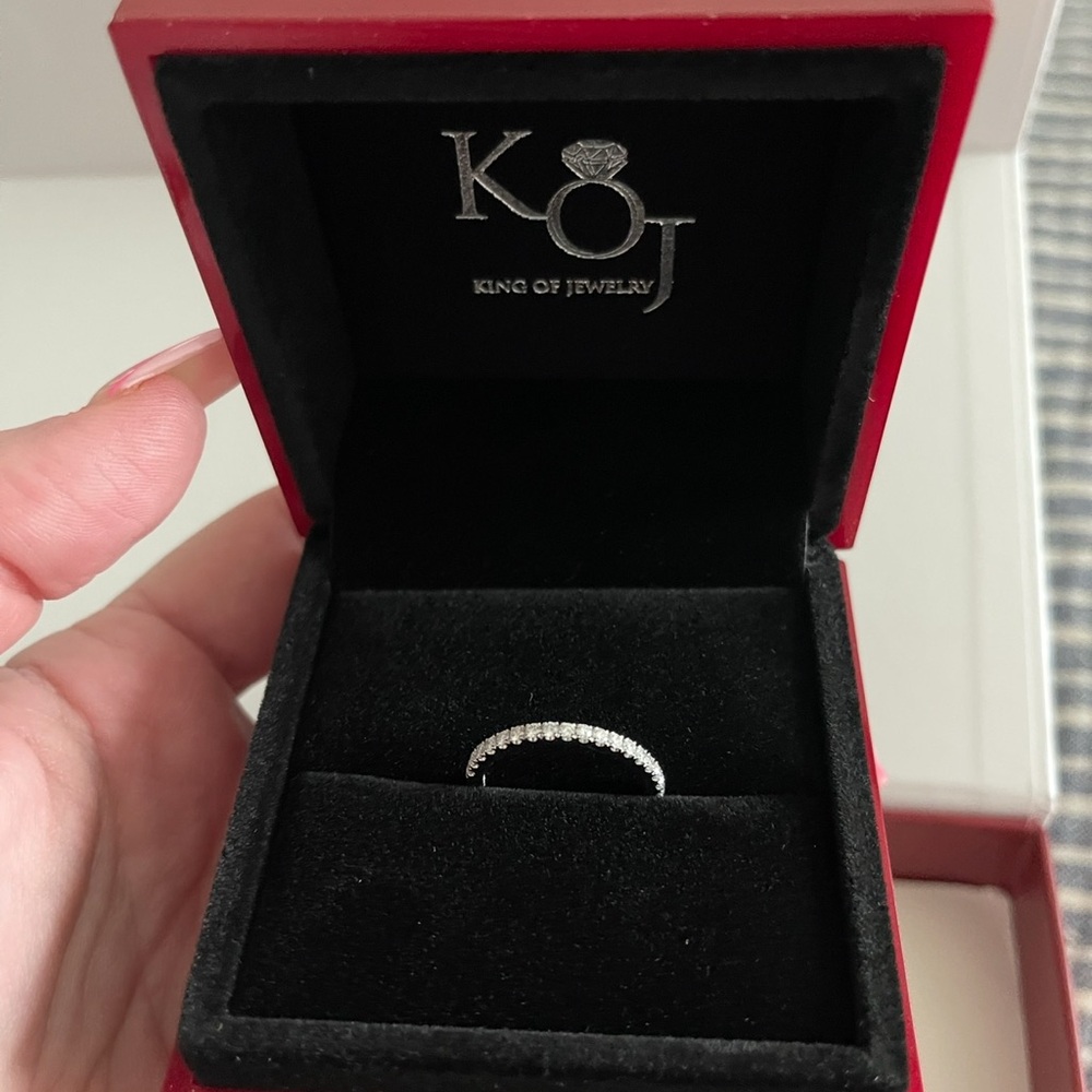 GIA 3.01 CT CANARY DIAMOND 14K WHITE GOLD BRIDAL AND ANNIVERSARY RING SET - Picture 12 of 12
